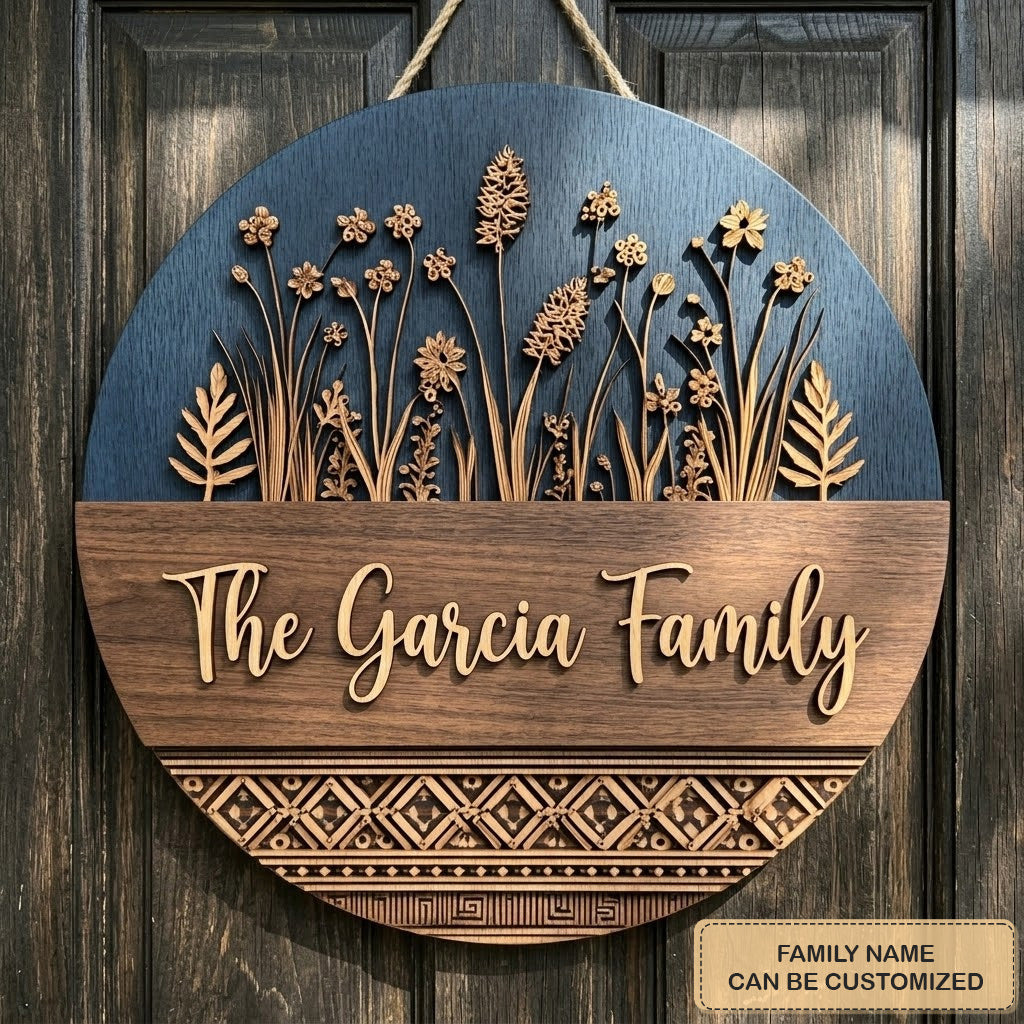 Thistlewood Personalized Custom Door Sign AGC0VL041