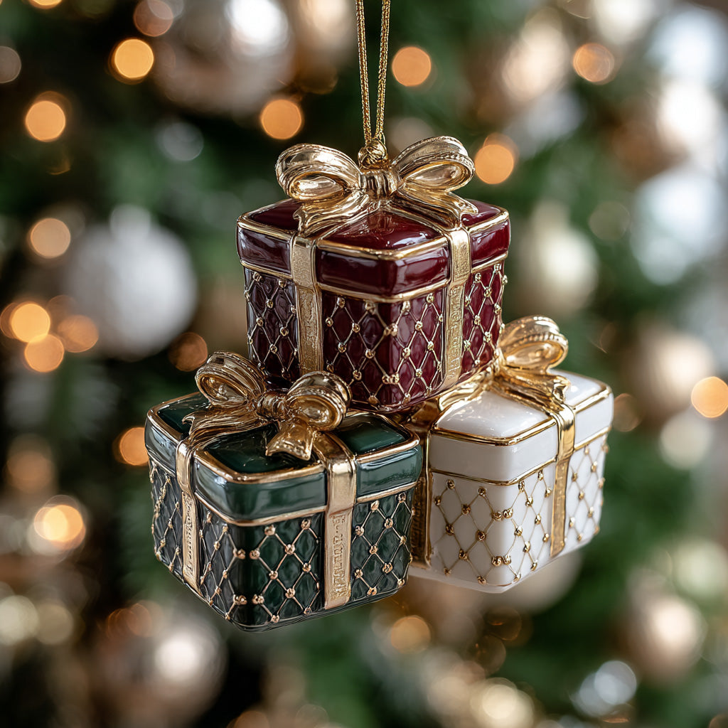 Tower of Gifts Mica Ornament NCU0DH149