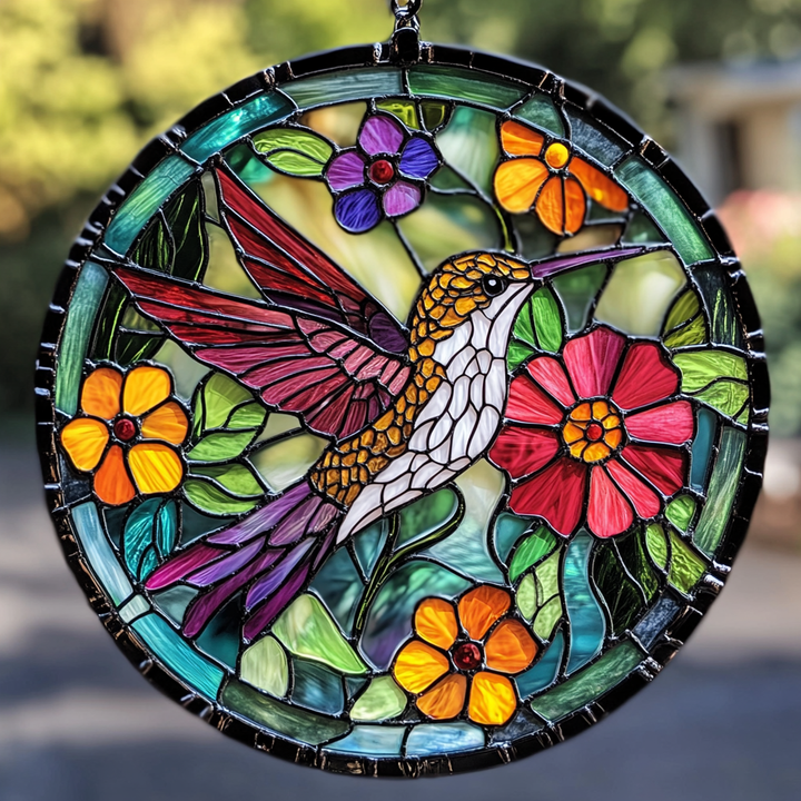 Vivid Nectar - Stained Glass Window Hanging Suncatcher NCU0TH017
