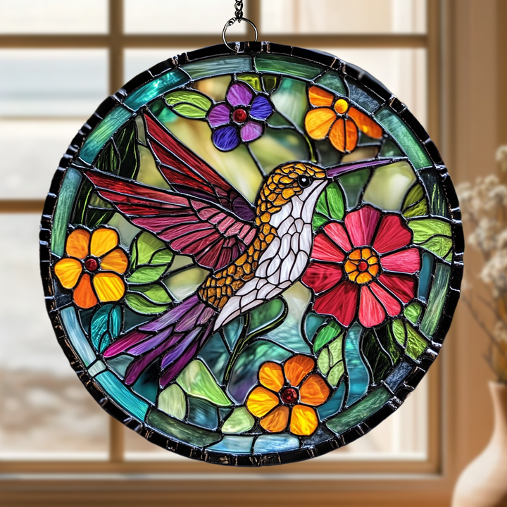 Vivid Nectar - Stained Glass Window Hanging Suncatcher NCU0TH017
