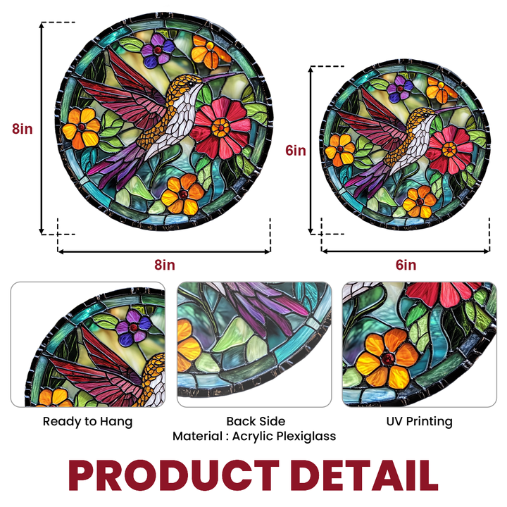 Vivid Nectar - Stained Glass Window Hanging Suncatcher NCU0TH017