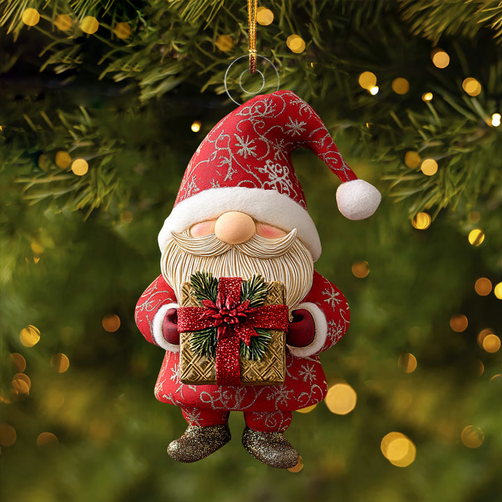 Whimsical Gnome Magic - Mica Ornament NCU0PD226