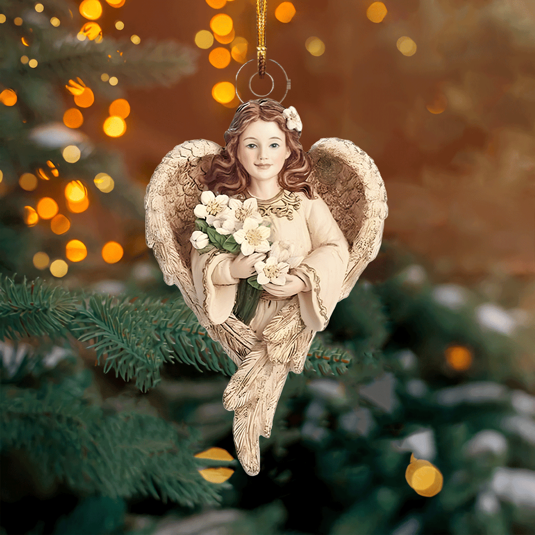 Angel Wings Mica Ornament  NCU0TL025