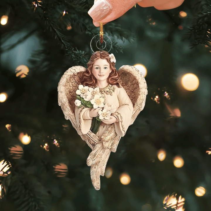 Angel Wings Mica Ornament  NCU0TL025