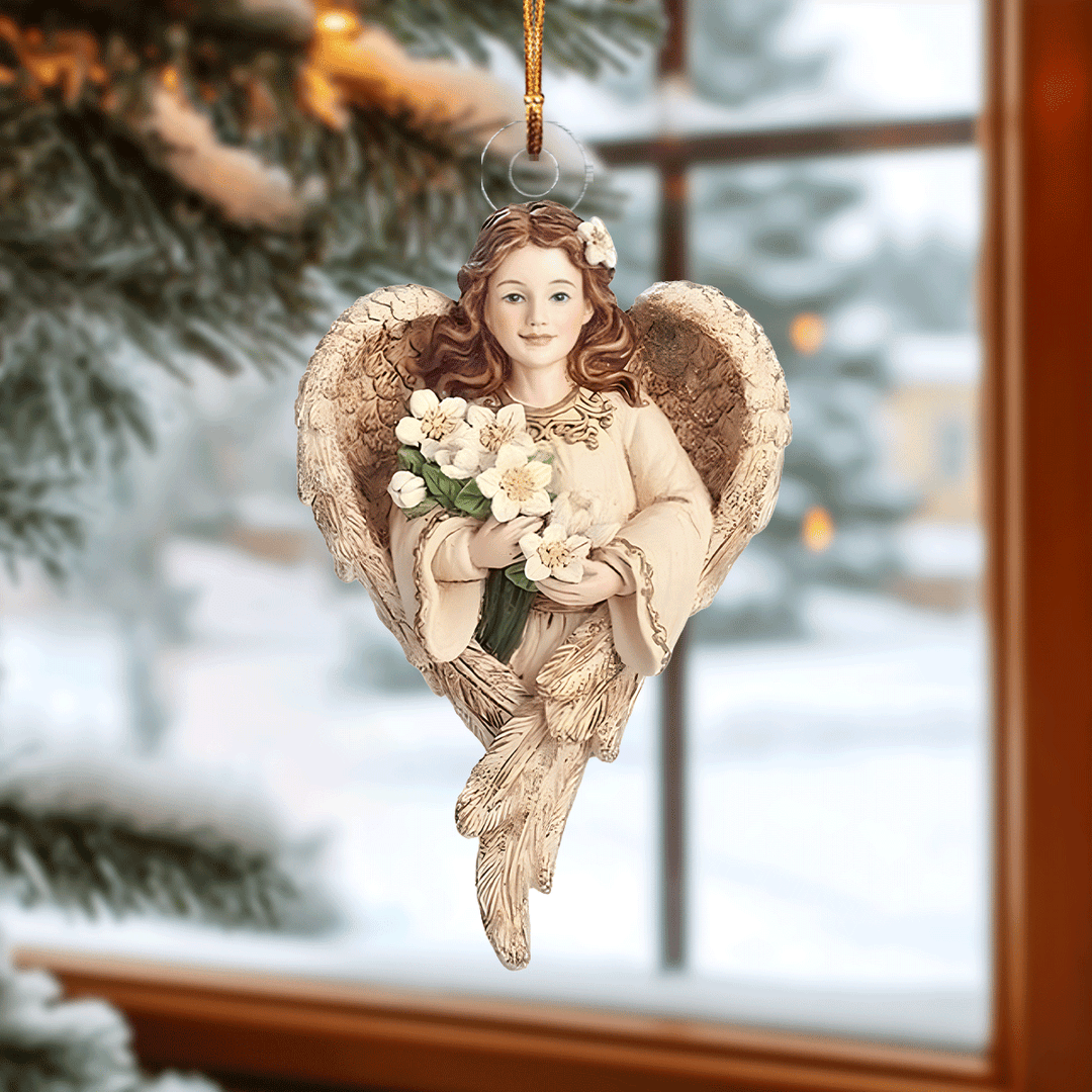 Angel Wings Mica Ornament  NCU0TL025
