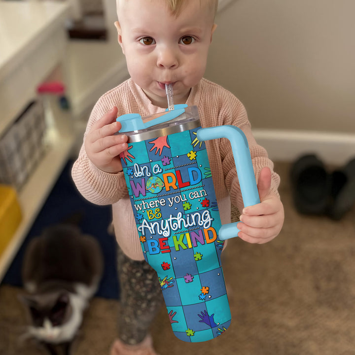 Be Kind - Tumbler with Handle - NCU0TL004
