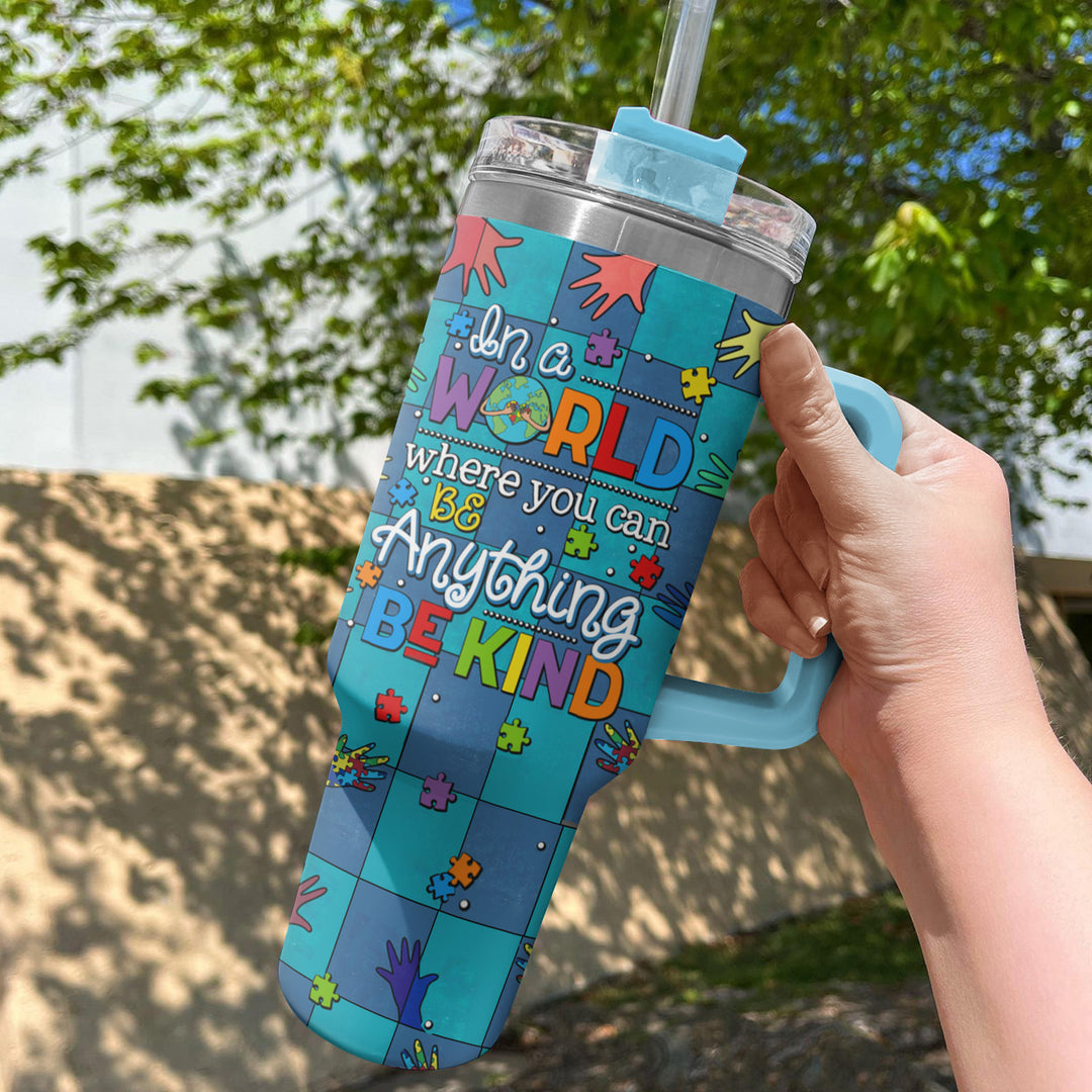 Be Kind - Tumbler with Handle - NCU0TL004