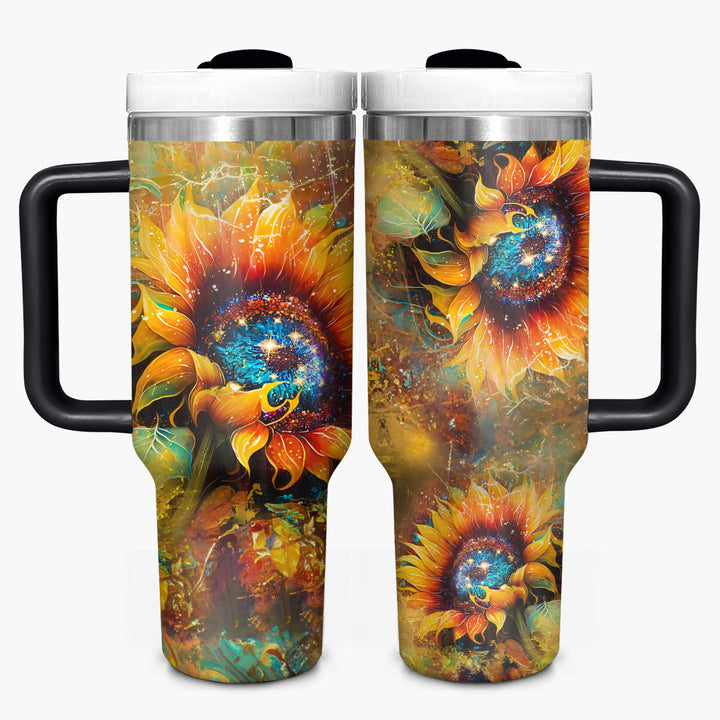 Sunburst Symphony - Tumbler With Handle - NCU0TL016