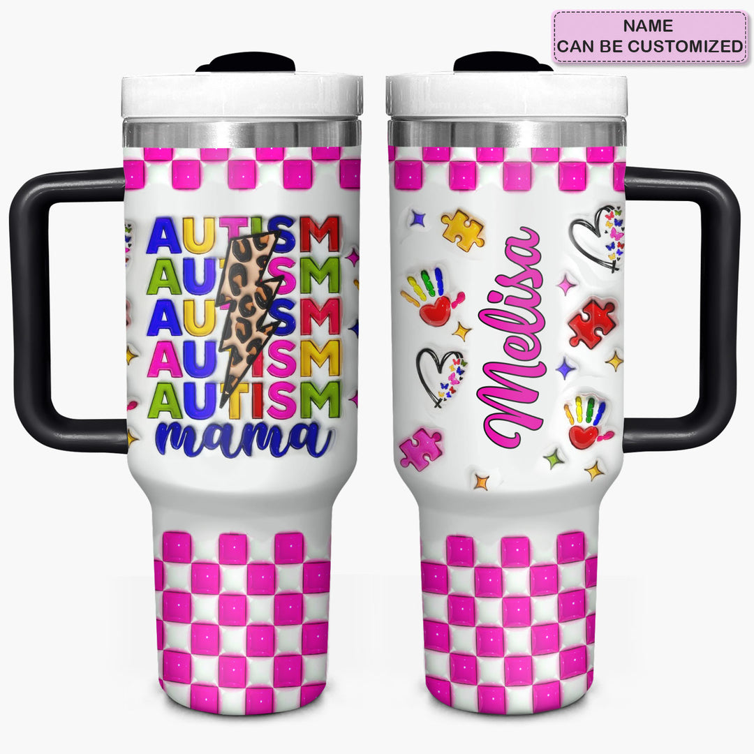 Amazing Mama - Personalized Tumbler with Handle - NCU0TL014