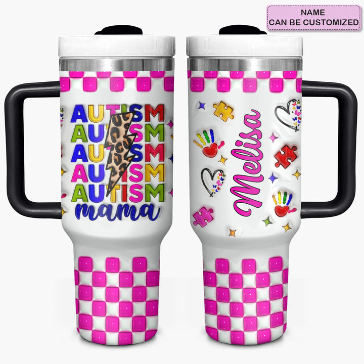 Amazing Mama - Personalized Tumbler with Handle - NCU0TL014