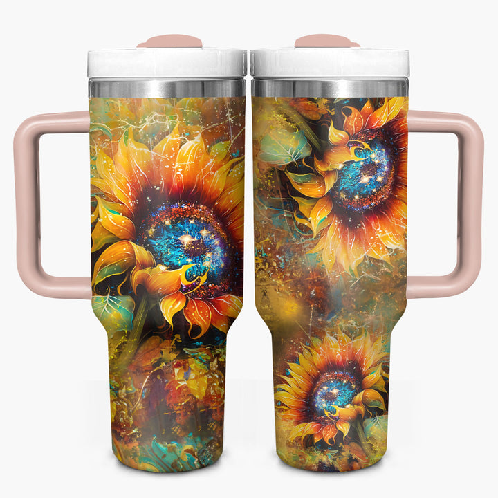 Sunburst Symphony - Tumbler With Handle - NCU0TL016