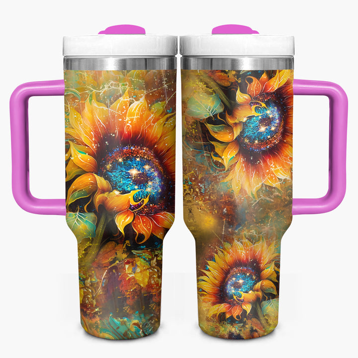 Sunburst Symphony - Tumbler With Handle - NCU0TL016
