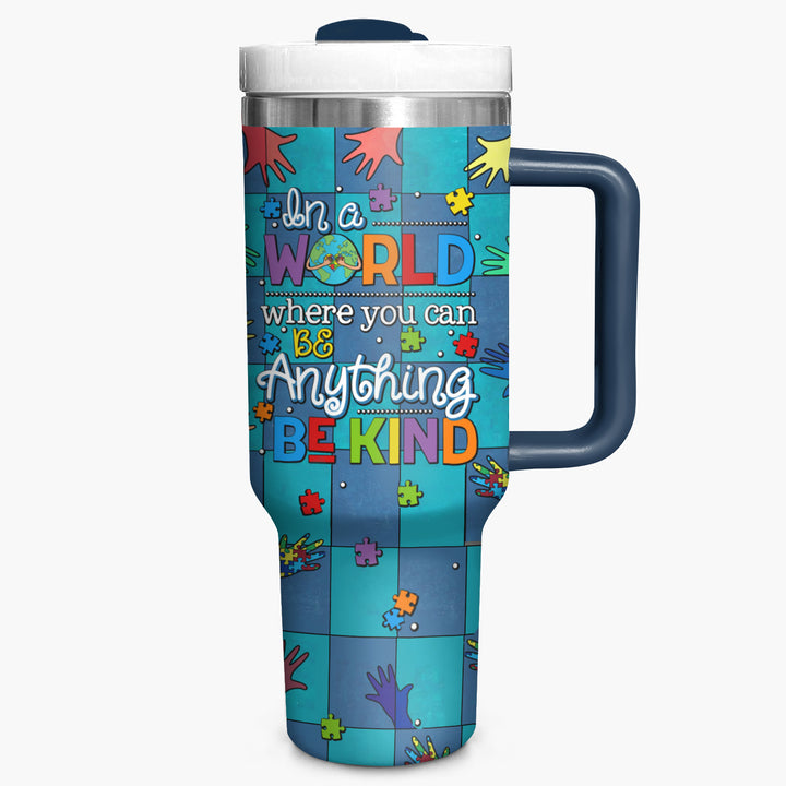 Be Kind - Tumbler with Handle - NCU0TL004