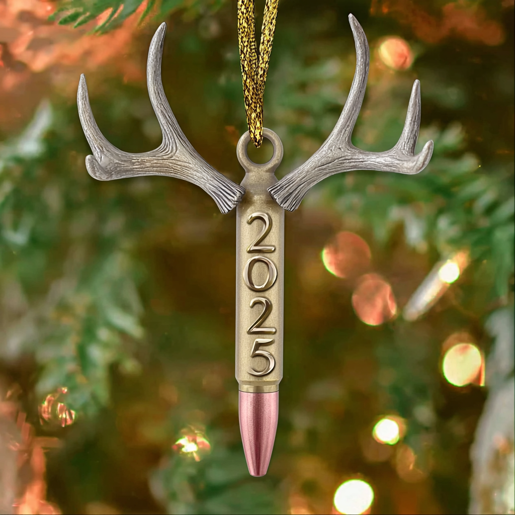 Antler Bullet Mica Ornament NCU0LV003