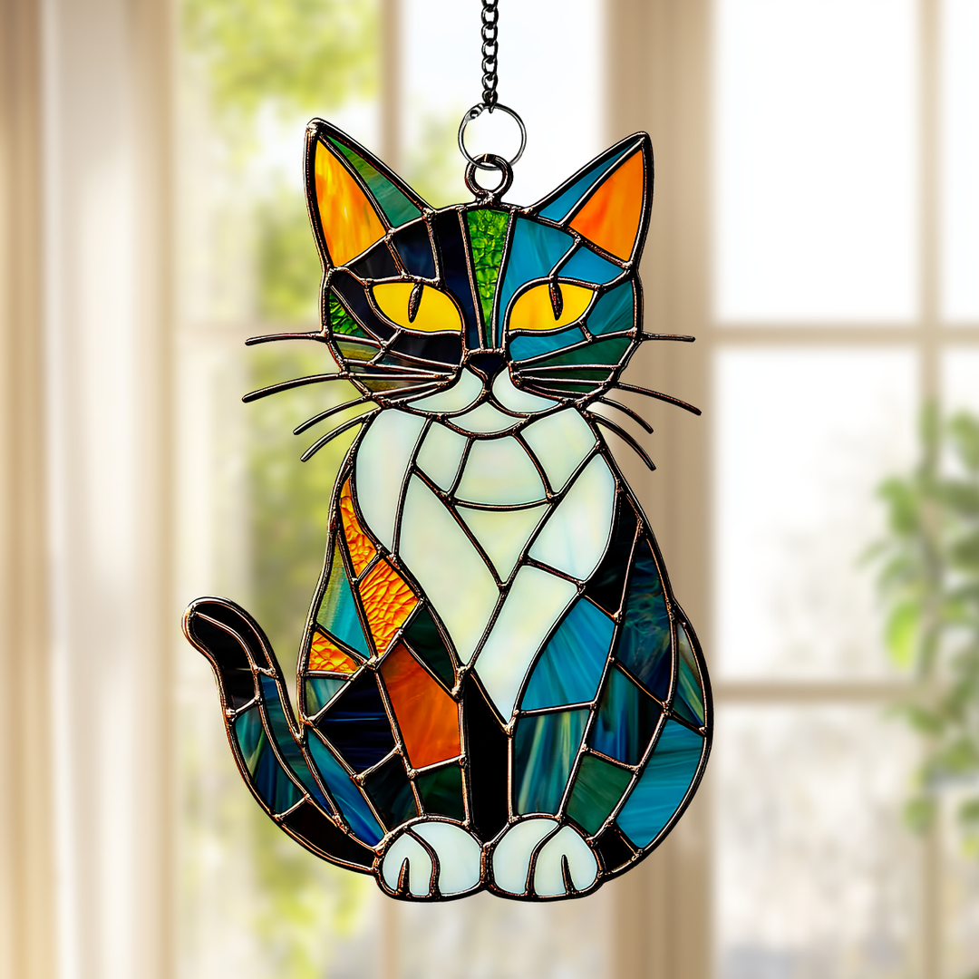 Sunlit Cat - Window Hanging Suncatcher NCU0PD078
