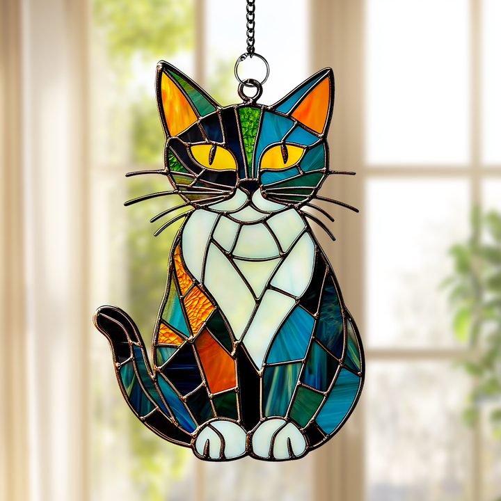 Sunlit Cat - Window Hanging Suncatcher NCU0PD078