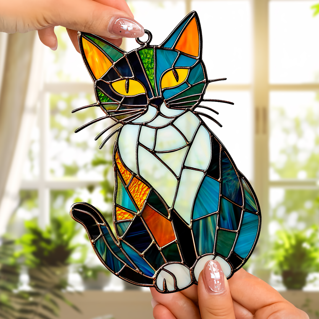 Sunlit Cat - Window Hanging Suncatcher NCU0PD078