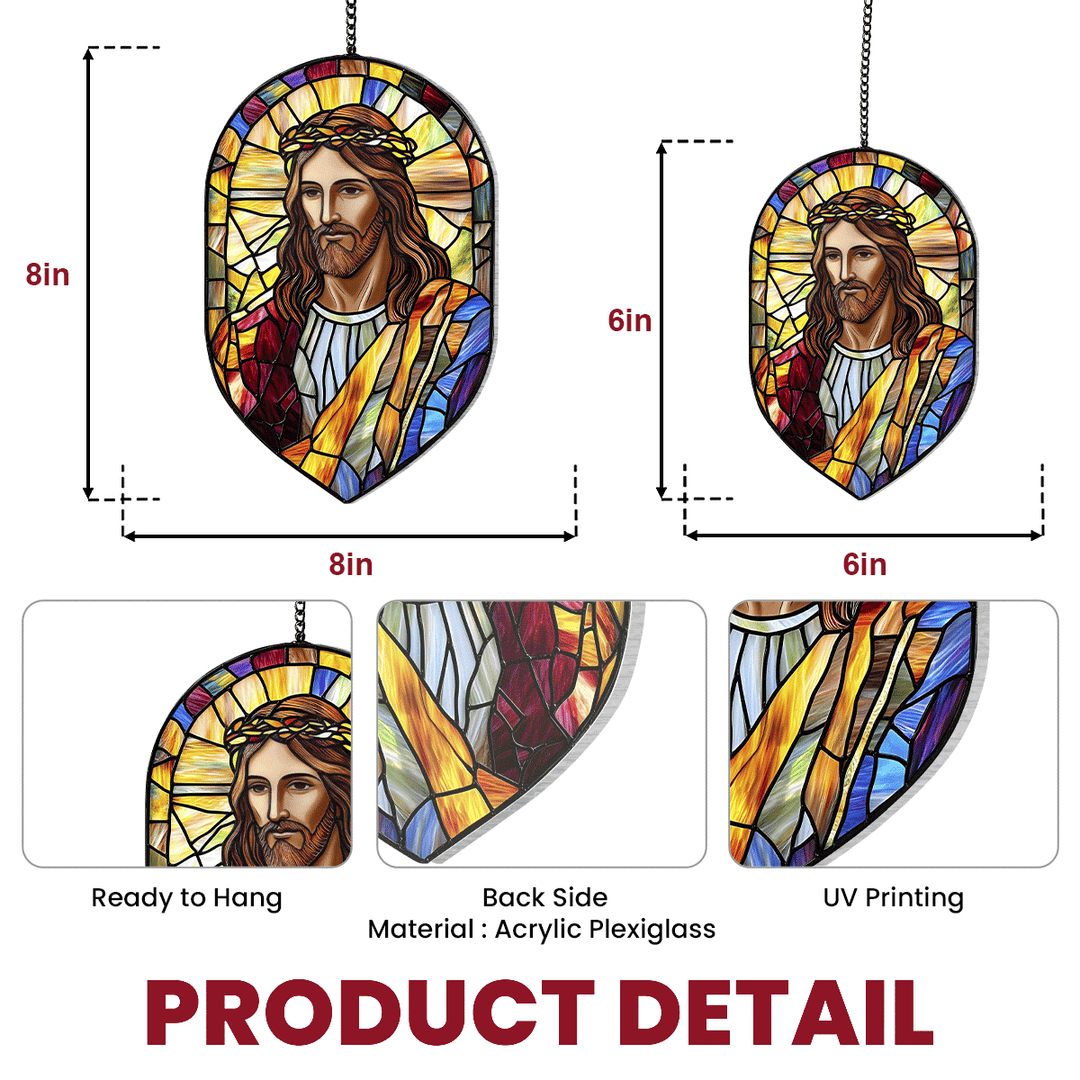 Redeemer's Glow - Window Hanging Suncatcher NCU0PD041