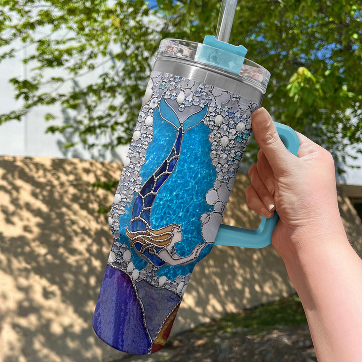Sparkling Mermaid - Tumbler with Handle - NCU0LL001