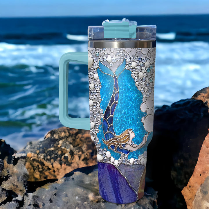 Sparkling Mermaid - Tumbler with Handle - NCU0LL001