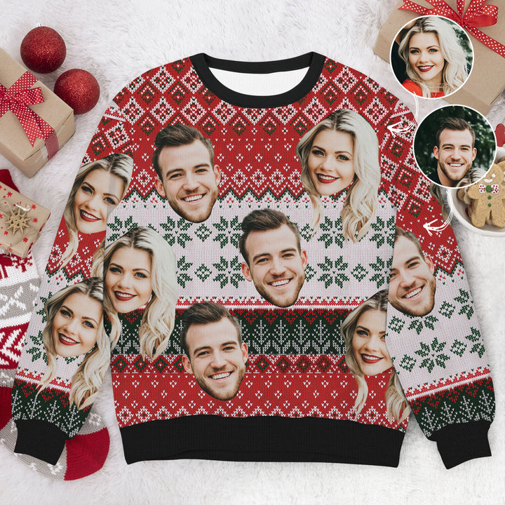 Custom Face Christmas Family 2023 - Personalized Custom Ugly Sweater - Christmas Gift For Family Members
