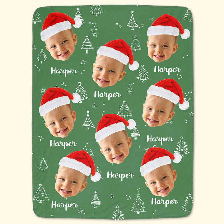 Baby's First Chirstmas 2023 - Personalized Custom Blanket