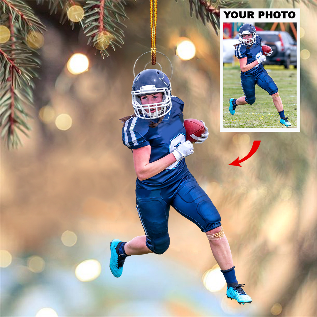 Sport Ornament - Personalized Custom Photo Mica Ornament - Christmas Gift For Sport Lover