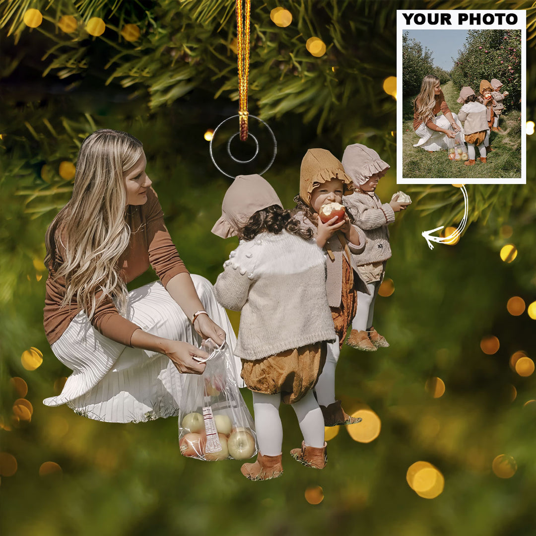 Life In The Countryside - Personalized Photo Mica Ornament - Customized Your Photo Ornament - Christmas Gift For Farmers, Family Members, Cowgirls, Cowboys