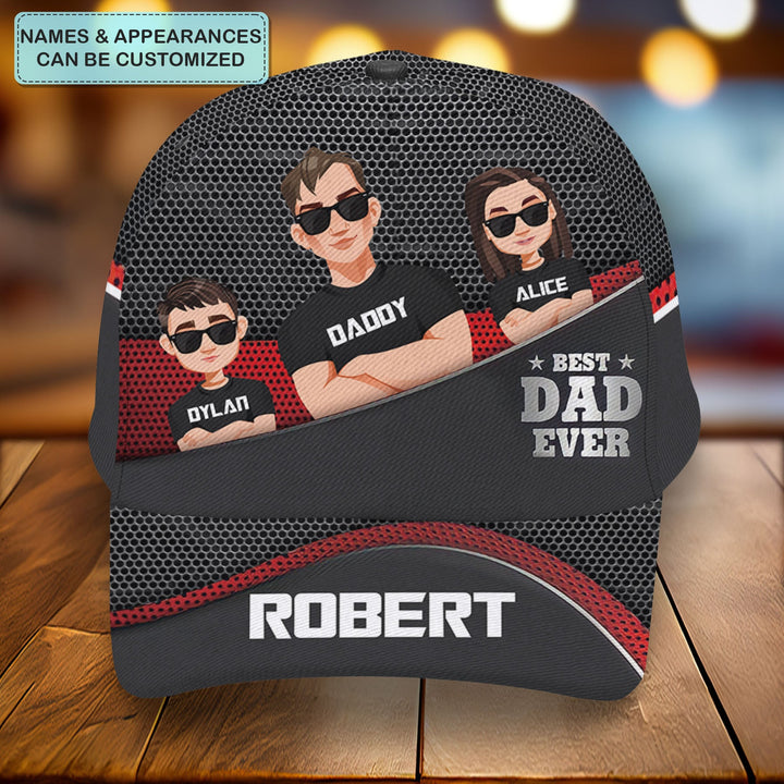 Being A Dad - Personalized Custom Classic Cap - Father's Day Gift For Dad