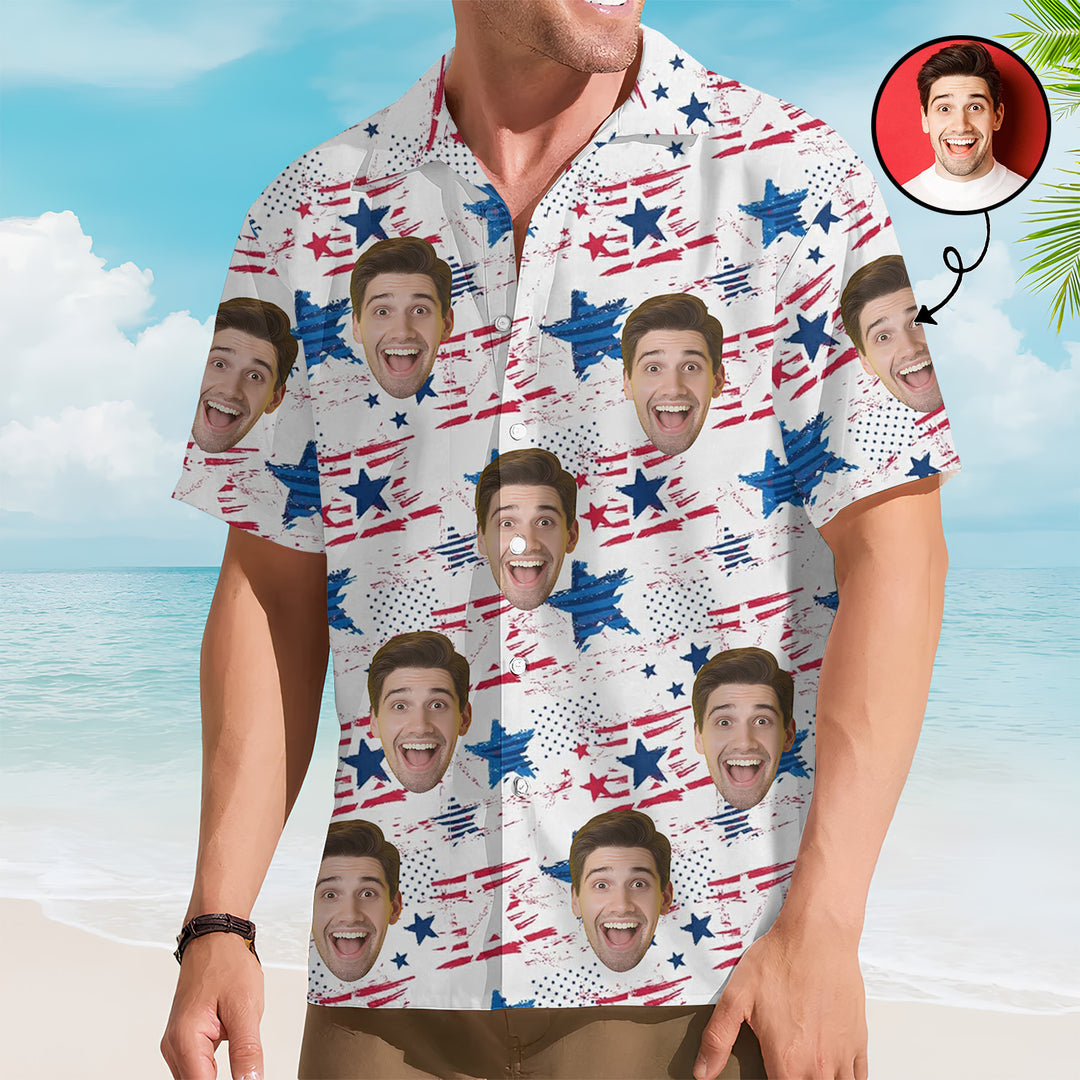 4th Of July - Personalized Custom Hawaiian Shirt - Independence Day Gift For Family Members