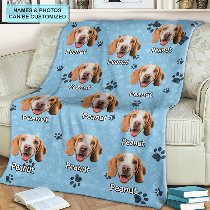 My Furrybaby -  Personalized Custom Blanket - Christmas Gift For Pet Lover