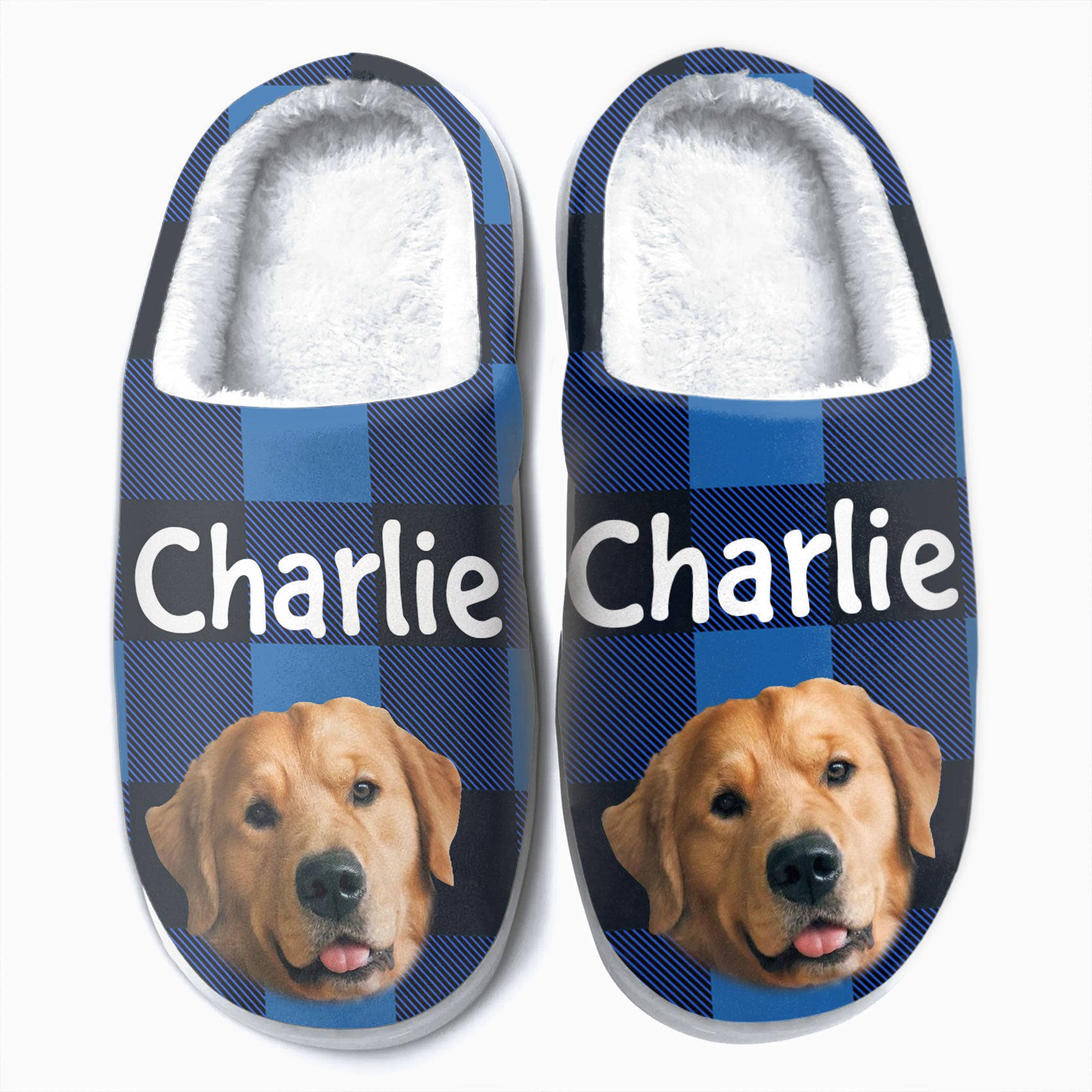 Christmas Custom Face - Personalized Custom Slippers - Christmas Gift For Family Members, Dog Lovers, Cat Lovers