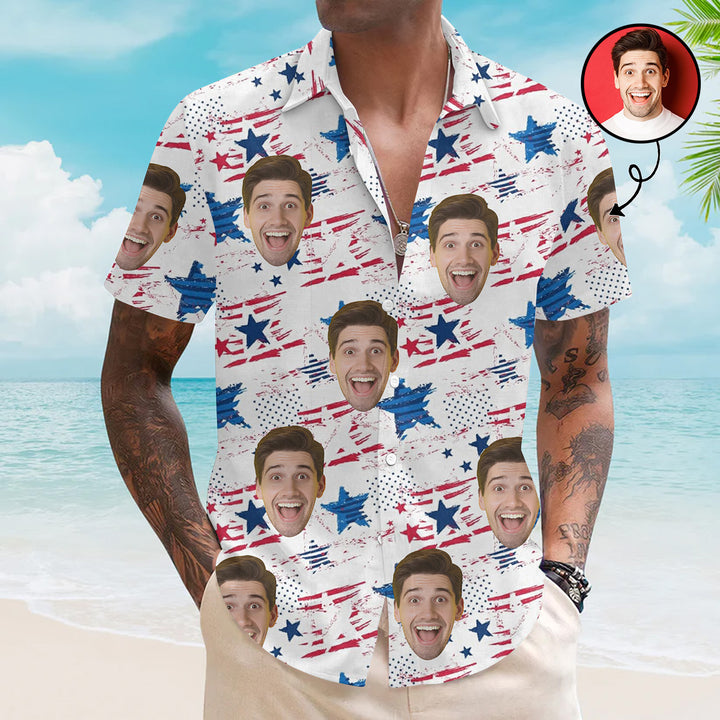 4th Of July - Personalized Custom Hawaiian Shirt - Independence Day Gift For Family Members