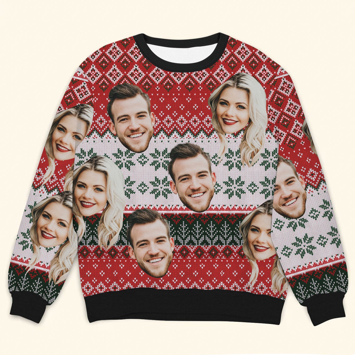 Custom Face Christmas Family 2023 - Personalized Custom Ugly Sweater - Christmas Gift For Family Members