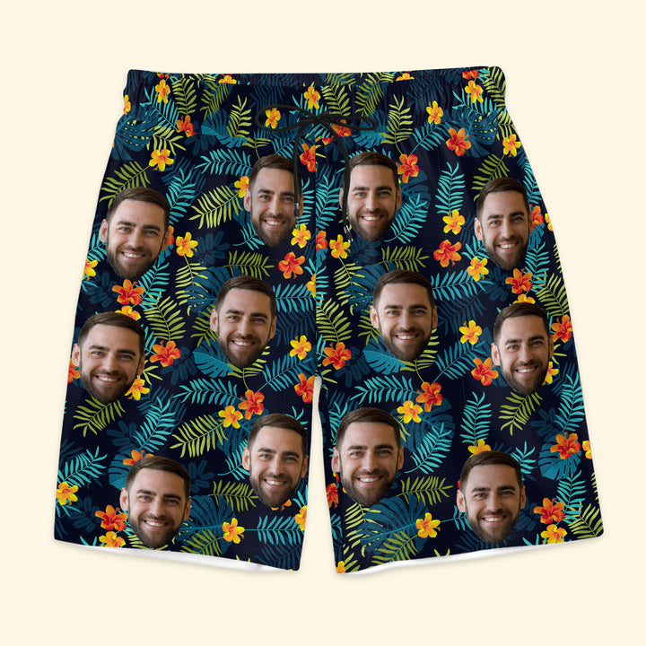 Summer Is For Falling In Love - Personalized Unisex Man Beach Shorts - Gift For Family Members