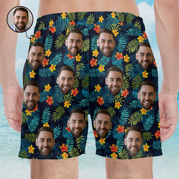 Summer Is For Falling In Love - Personalized Unisex Man Beach Shorts - Gift For Family Members