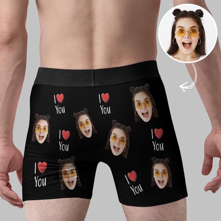 Property Of Girlfriend - Personalized Custom Men's Boxer Briefs - Gift For Couple