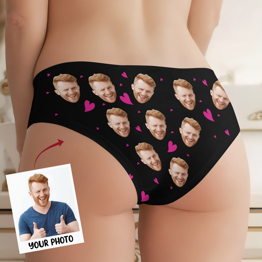 My Heart Belong To - Personalized Custom Women's Briefs - Gift For Couple, Girlfriend, Wife