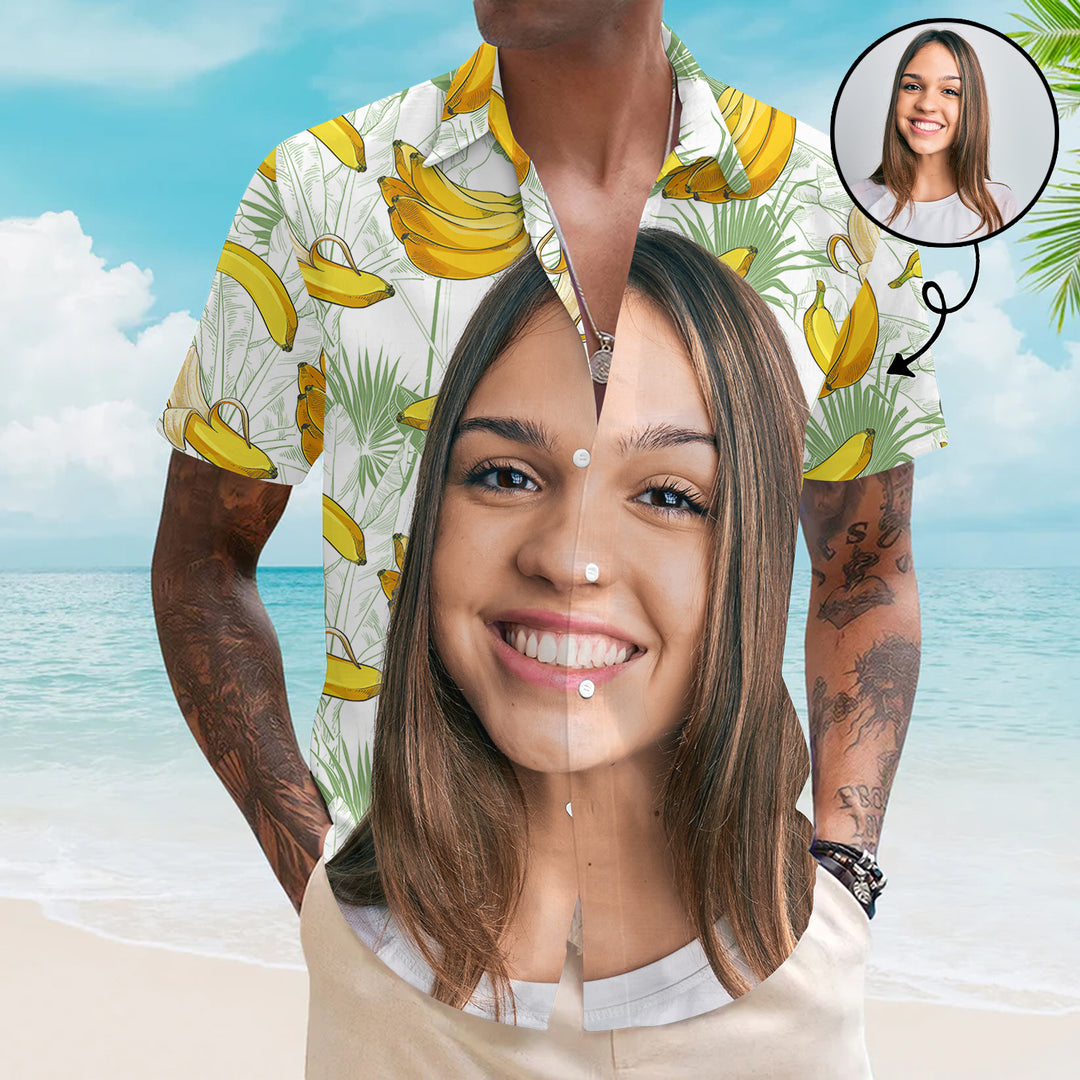 Big Face Pattern - Personalized Custom Unisex Hawaiian Shirt