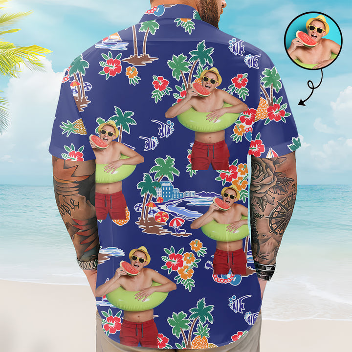 Hawaiian Shore - Personalized Custom Unisex Hawaiian Shirt