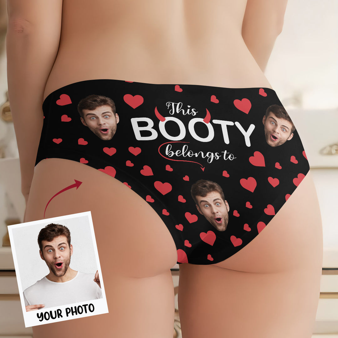My Booty - Personalized Custom Women's Briefs - Gift For Couple, Girlfriend, Wife