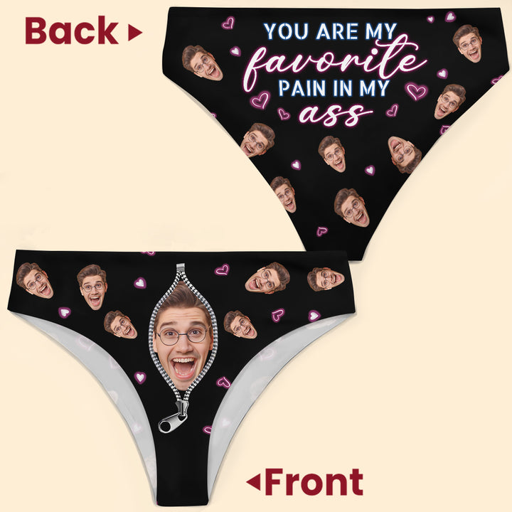 You Are My Favorite - Personalized Custom Women's Briefs - Gift For Couple, Girlfriend, Wife