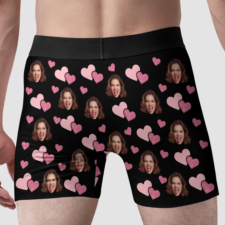 I'm A Sucker For You - Personalized Custom Men's Boxer Briefs - Gift For Couple, Boyfriend, Husband