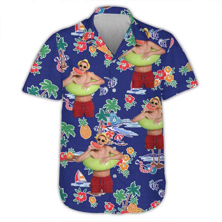 Hawaiian Shore - Personalized Custom Unisex Hawaiian Shirt