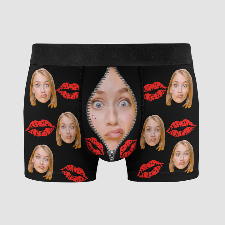 Love Is All You Need - Personalized Custom Men's Boxer Briefs - Gift For Couple, Boyfriend, Husband