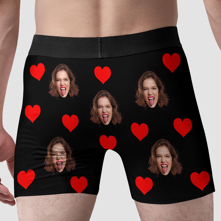 Rub For Luck - Personalized Custom Men's Boxer Briefs - Gift For Couple, Boyfriend, Husband