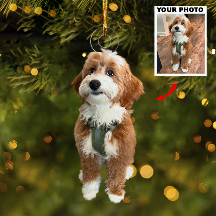 My Puppy - Personalized Photo Mica Ornament - Christmas Gift For Pet Lovers, Dog Lovers, Cat Lover