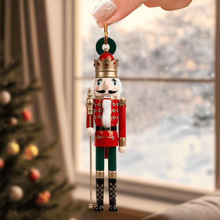 The Regal Nutcracker Mica Ornament  NCU0TL034