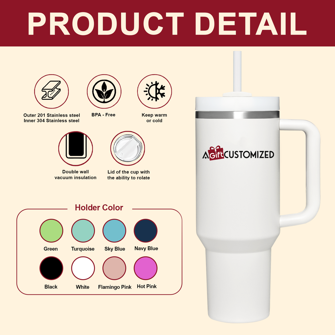 Colorful Hummingbirds - Tumbler With Handle - Gift For Hummingbird Lovers - NCU0DV005