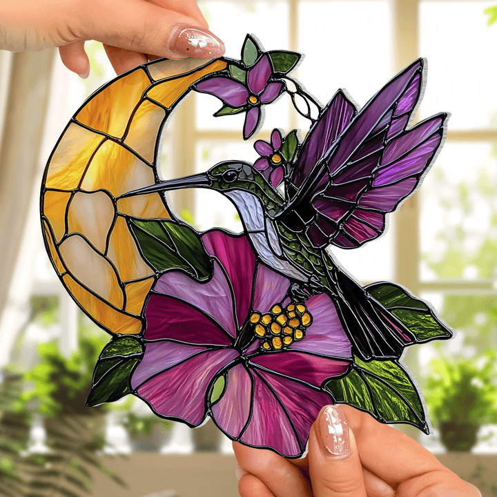 Moonflower Harmony - Window Hanging Suncatcher NCU0TH009